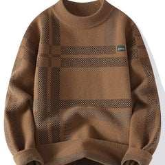 Men’s Color Block Crew Neck Sweater by Snagg A Jumper