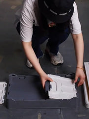 60L Collapsible Car Trunk Storage Bin with Lid by Snagg A Storage Box