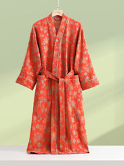 Men’s & Women’s Cotton Double Gauze Bathrobe by Snagg A Pajama
