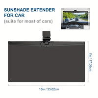 Adjustable Polarized Car Sun Visor Extender by Snagg A Car Sun Visor