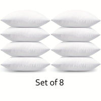 8pcs Classic Decorative Pillow Inserts by Snagg A Cushion