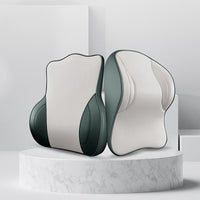 2pcs Nappa Leather Car Headrest & Lumbar Support Set by Snagg A Headrest