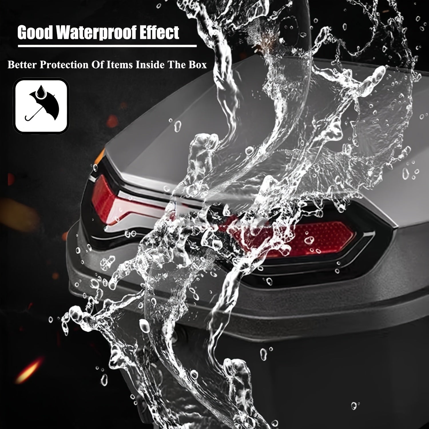 35L Motorcycle Top Case by Snagg A Storage Box