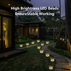 16pcs Solar Ground Lights by Snagg An Outdoor Light