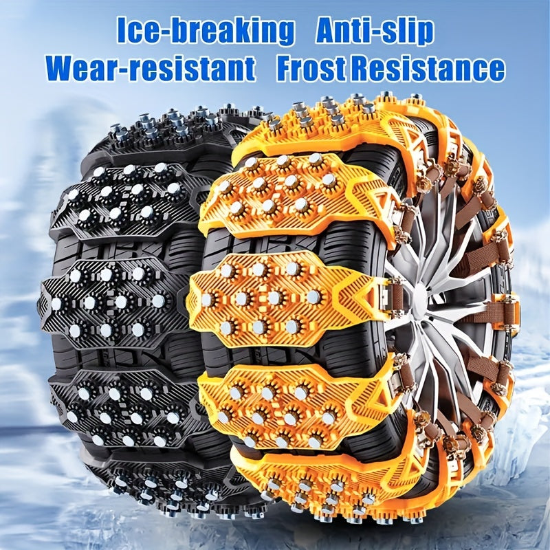 4pcs Universal Car Snow Chains by Snagg A Snow Chains