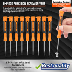 86-Piece Magnetic Screwdriver & Precision Bit Set
