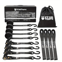 4pcs Heavy Duty Ratchet Straps by Snagg A Ratchet Strap