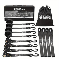 4pcs Heavy Duty Ratchet Straps by Snagg A Ratchet Strap