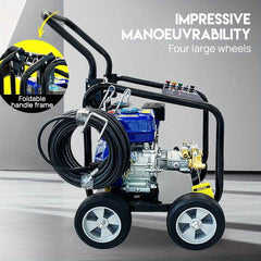 Industrial 4800 PSI Petrol Pressure Washer – 10HP Engine with 20m Hose