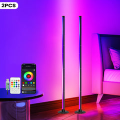2pcs Smart RGB Splicing Floor Lamps by Snagg A Floor Lamp