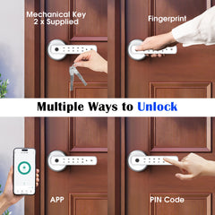 4 in 1 Smart Fingerprint Door Lock by Snagg A Smart Door Lock