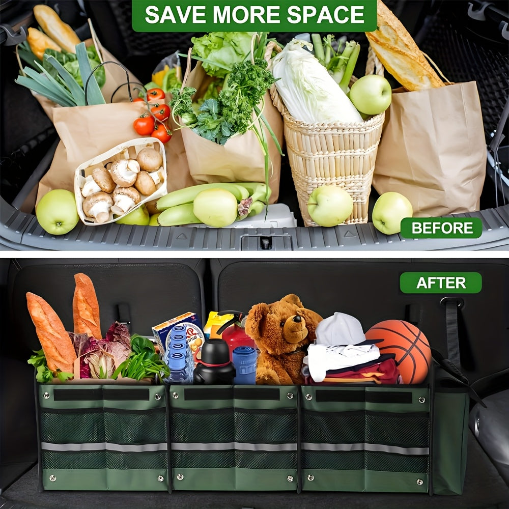 Car Trunk Organizer Large Capacity Foldable Storage Bag by Snagg A Storage Box