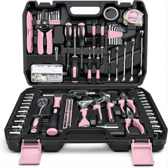 280-Piece Pink Home Tool Kit