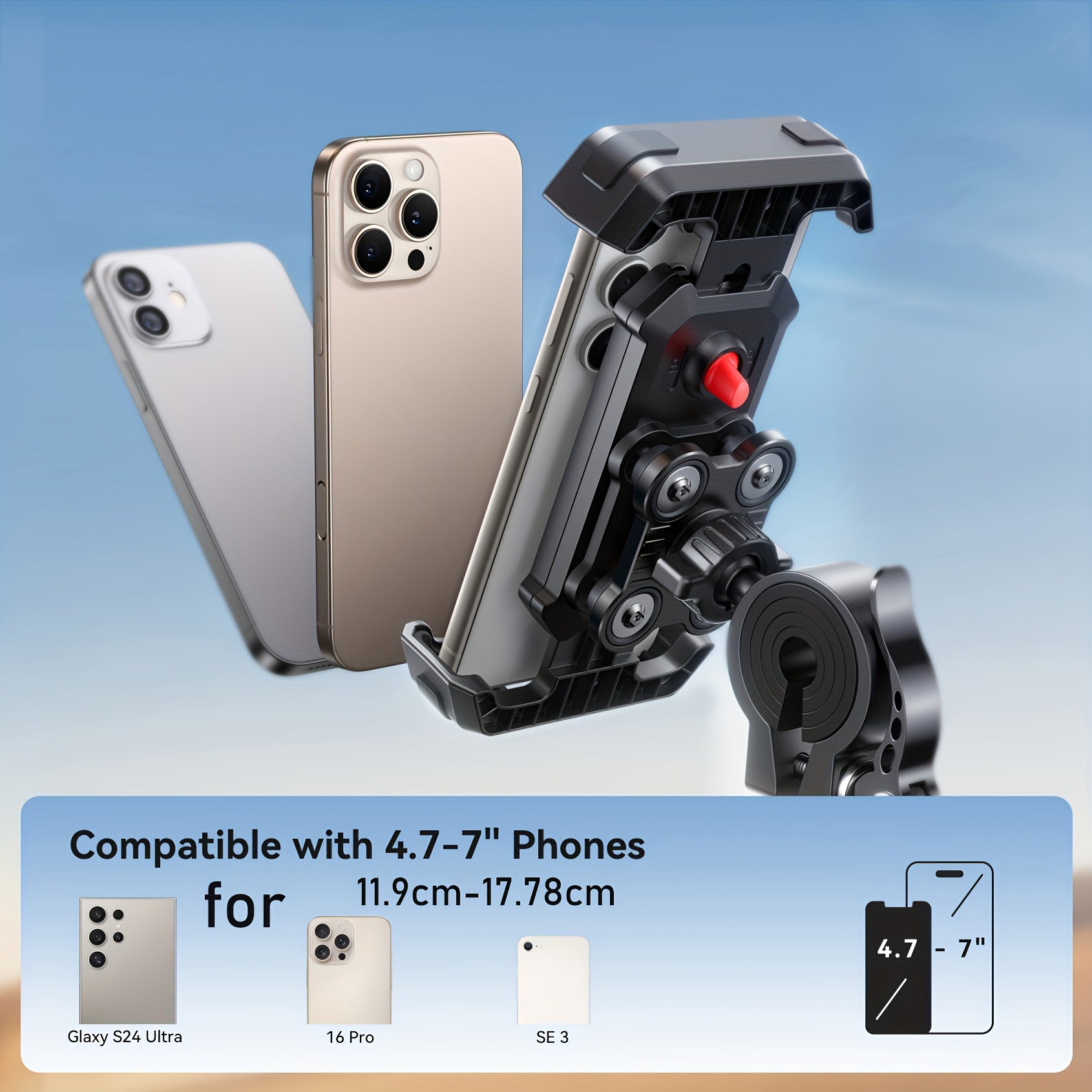 Motorcycle Phone Holder by Snagg A Phone Holder