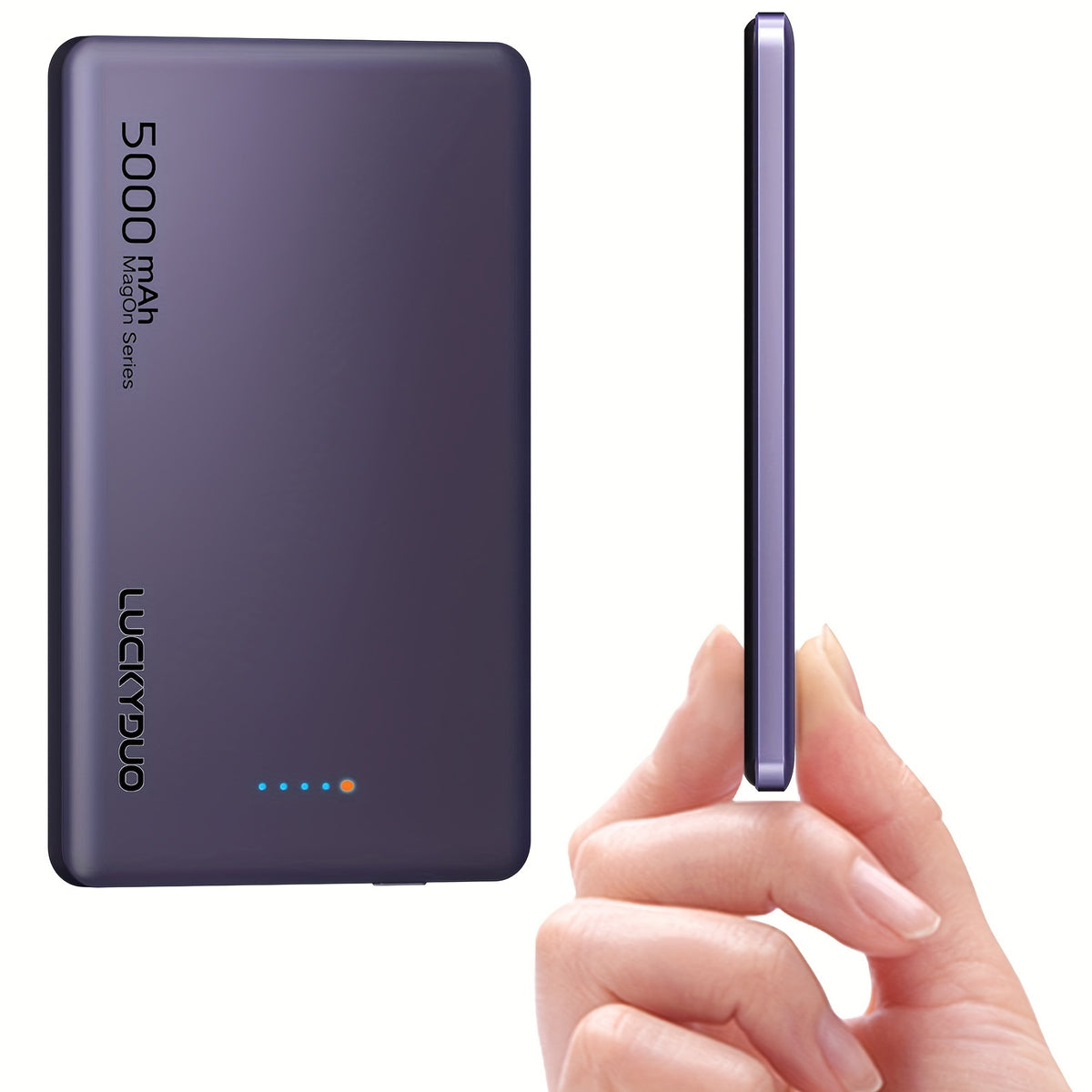 10000mAh Wireless Magnetic Power Bank Battery Pack, by Snagg A Power Bank