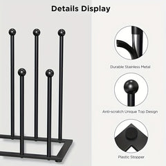 12pcs Metal Boot Rack Storage Stand for 6 Pairs by Snagg A Rack