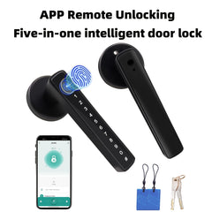 5 in 1 Smart Fingerprint Door Lock by Snagg A Smart Door Lock