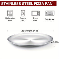 Stainless Steel Pizza Trays 8 Pack Oven Safe Home Kitchen by Snagg A Plate