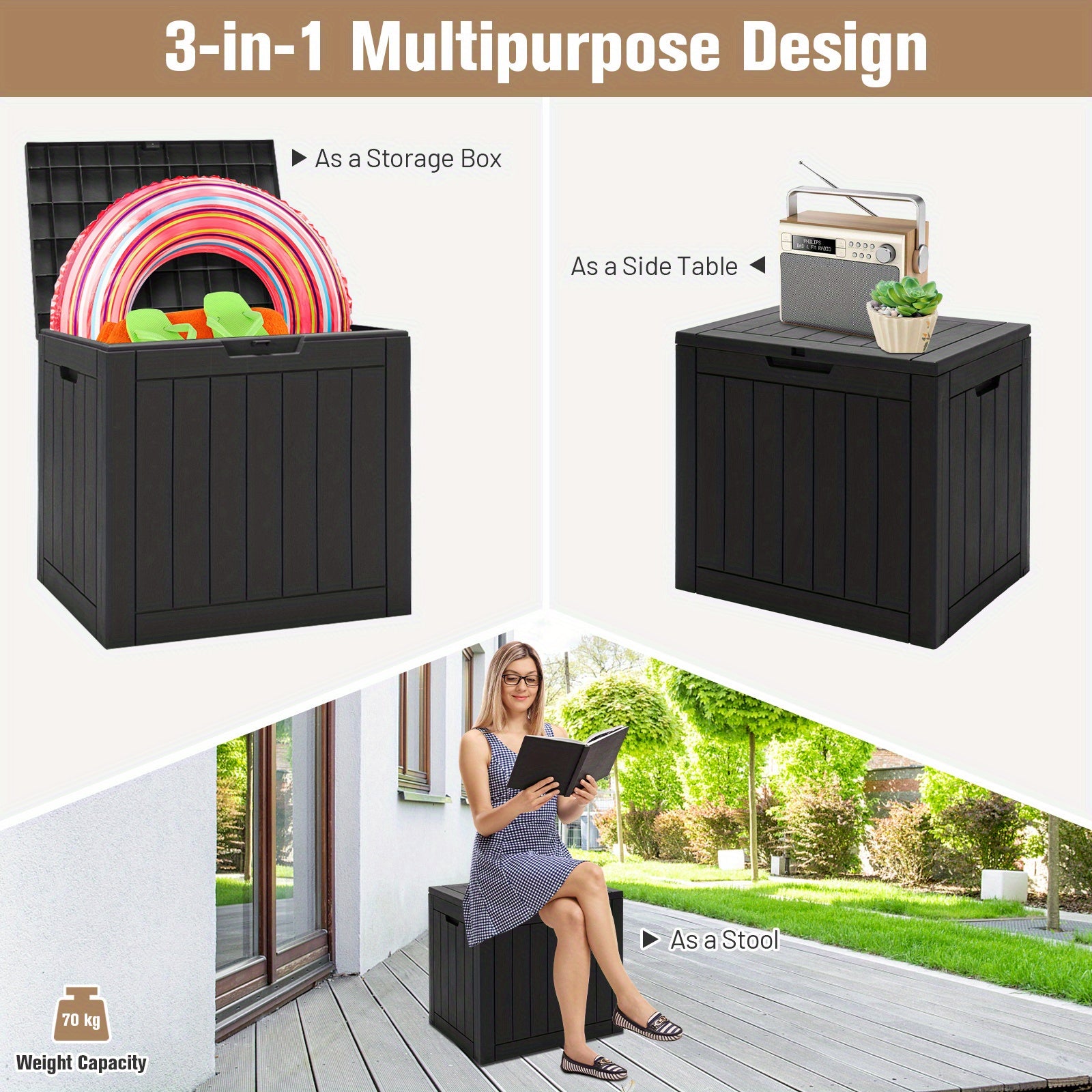 Large Outdoor Storage Box by Snagg A Box