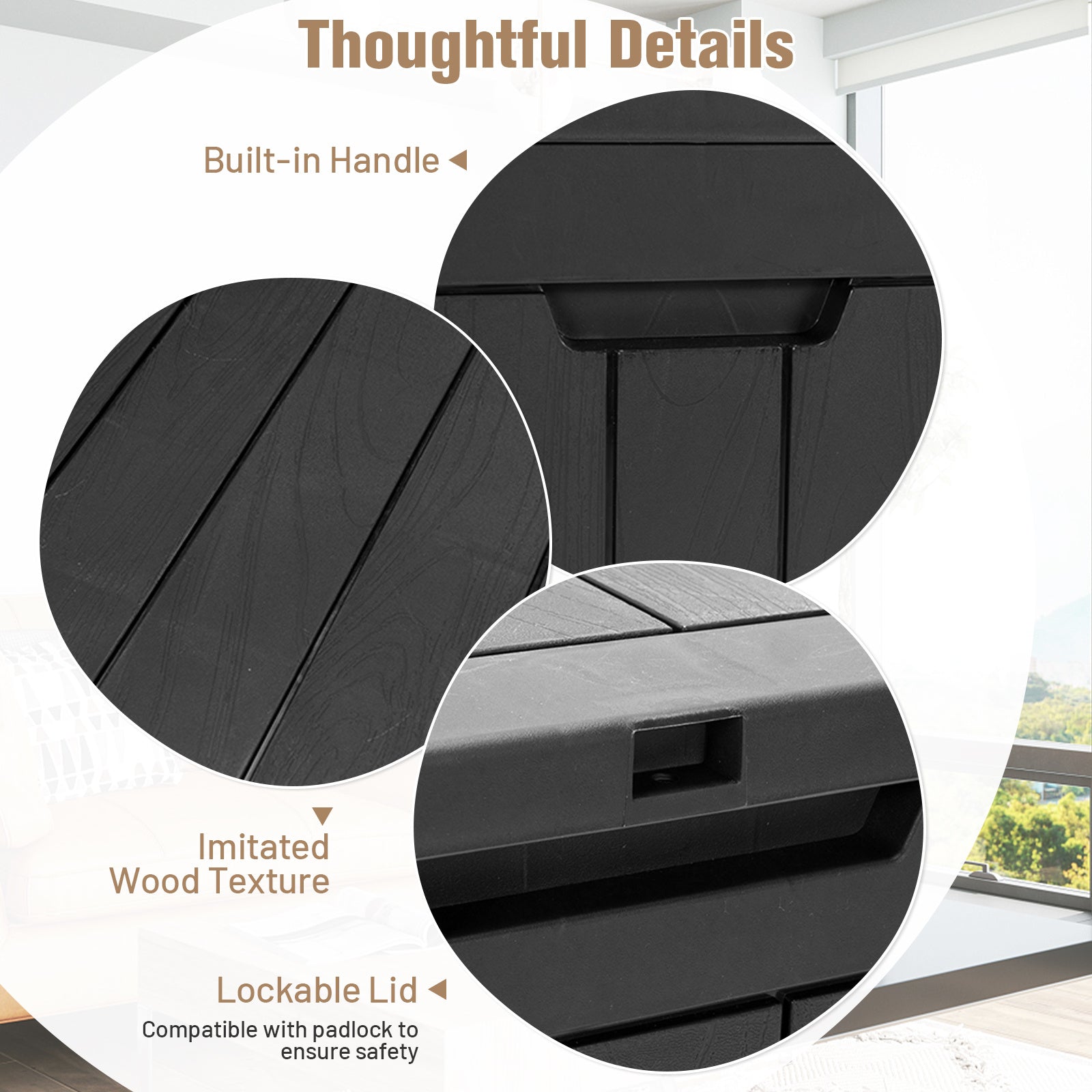 Large Outdoor Storage Box by Snagg A Box