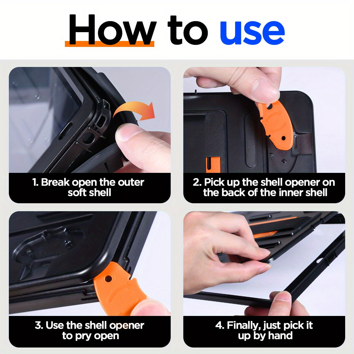 Heavy Duty Shockproof Waterproof Case For iPad 9th 8th 7th Generation 10.2" by Snagg An iPad Case