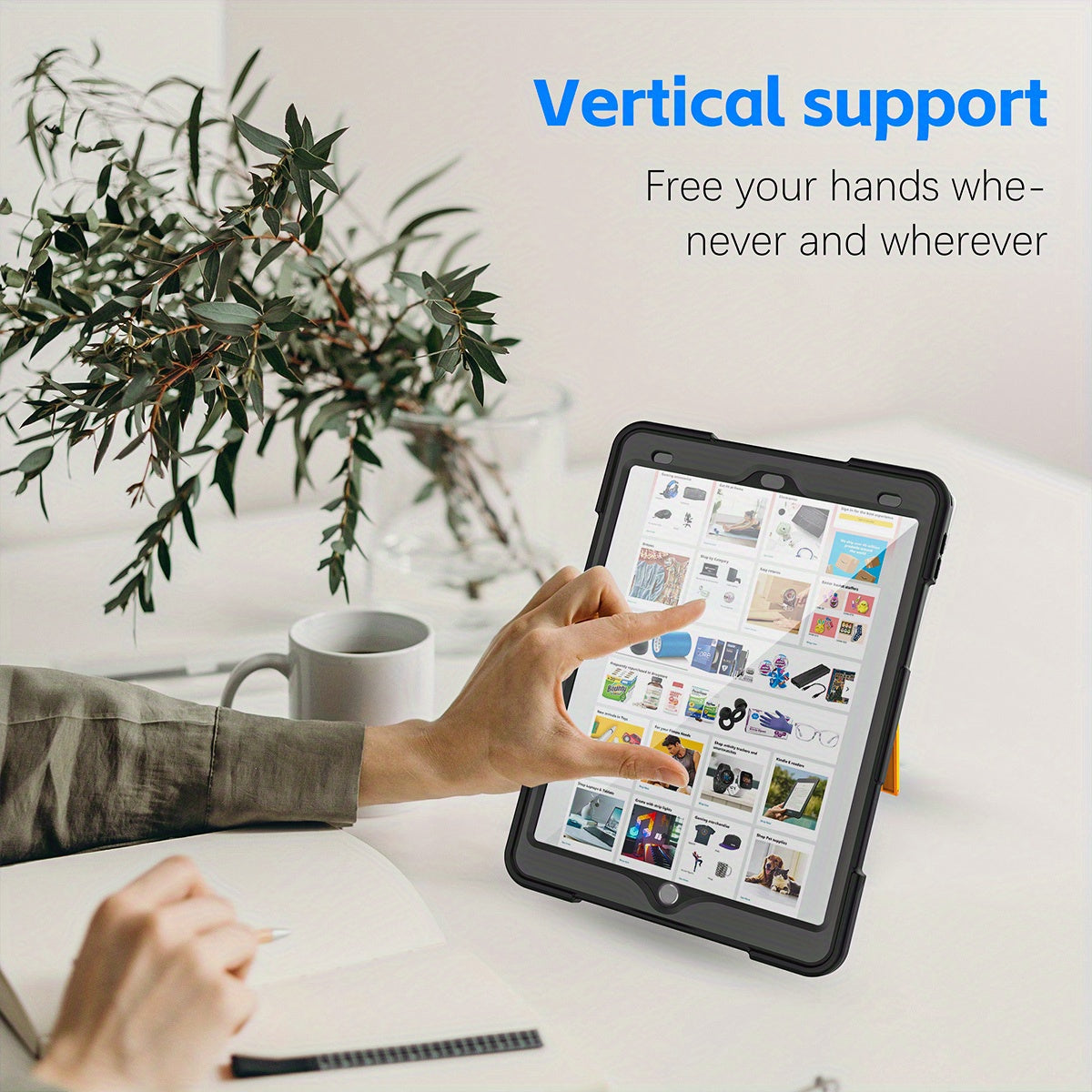 Heavy Duty Shockproof Waterproof Case For iPad 9th 8th 7th Generation 10.2" by Snagg An iPad Case