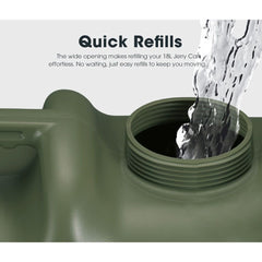 Portable Outdoor Water Barrel for Camping, Hiking, Off Grid & Emergency Use