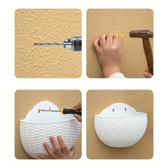 Plastic Wall Hanging Planter by Snagg A Pot