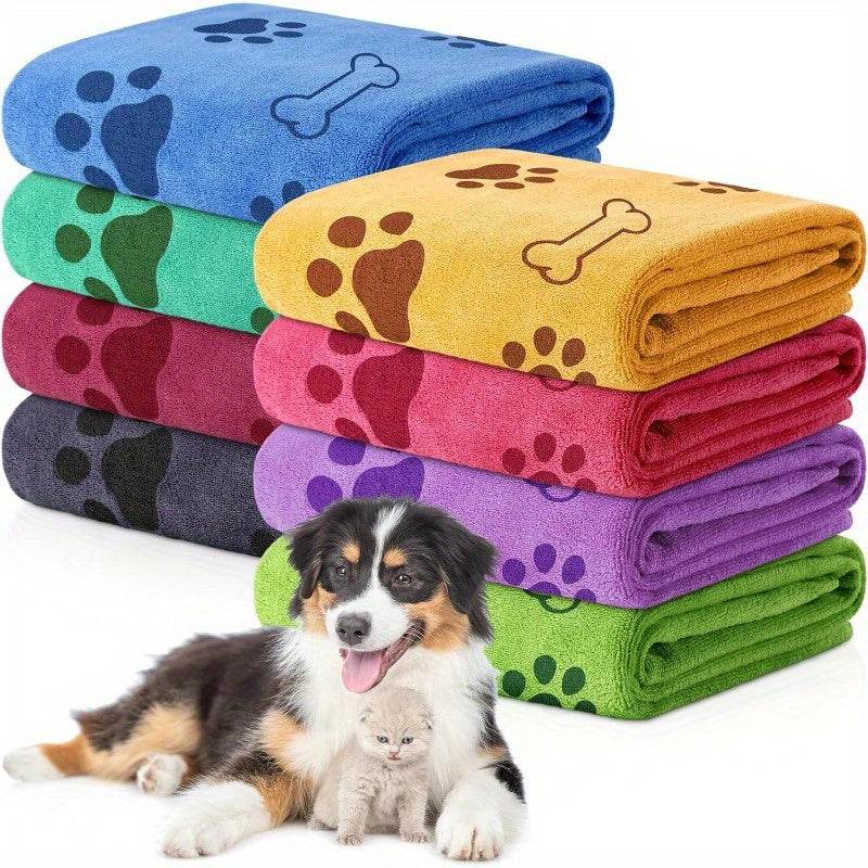 8-Pack Soft Absorbent Pet Towels - SnaggIt
