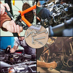 1059 Pcs Nuts & Bolts Assortment - M3/M4/M5/M6 Machine Screws Washers with Mixed Heads - 1set - Power Tools Gadget