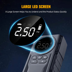 5 in 1 Portable Car Jump Starter with Air Compressor by Snagg A Jump Starter