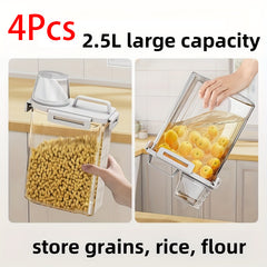 4-Pack BPA-Free Food Storage Containers by Snagg A Container