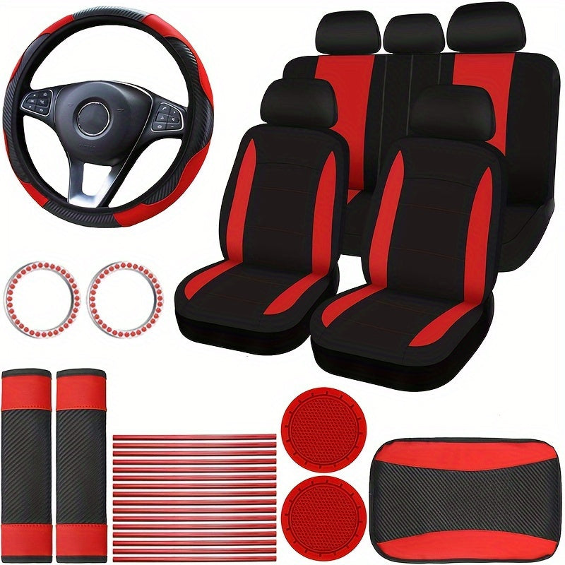 Luxury Women’s 5 Seat Car Seat Cover Set by Snagg A Seat Cover