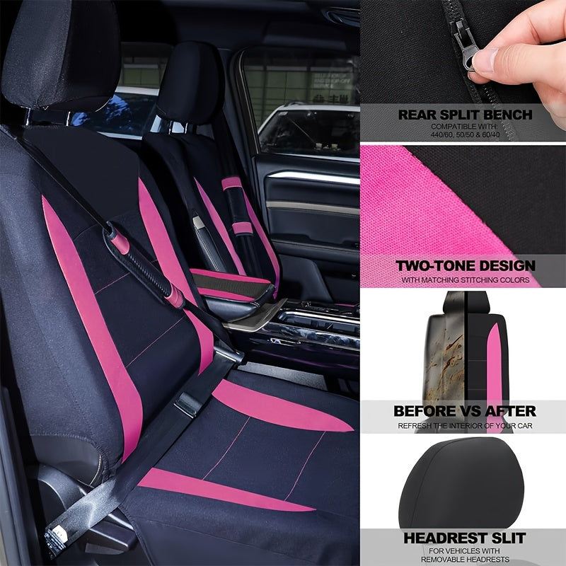 Luxury Women’s 5 Seat Car Seat Cover Set by Snagg A Seat Cover