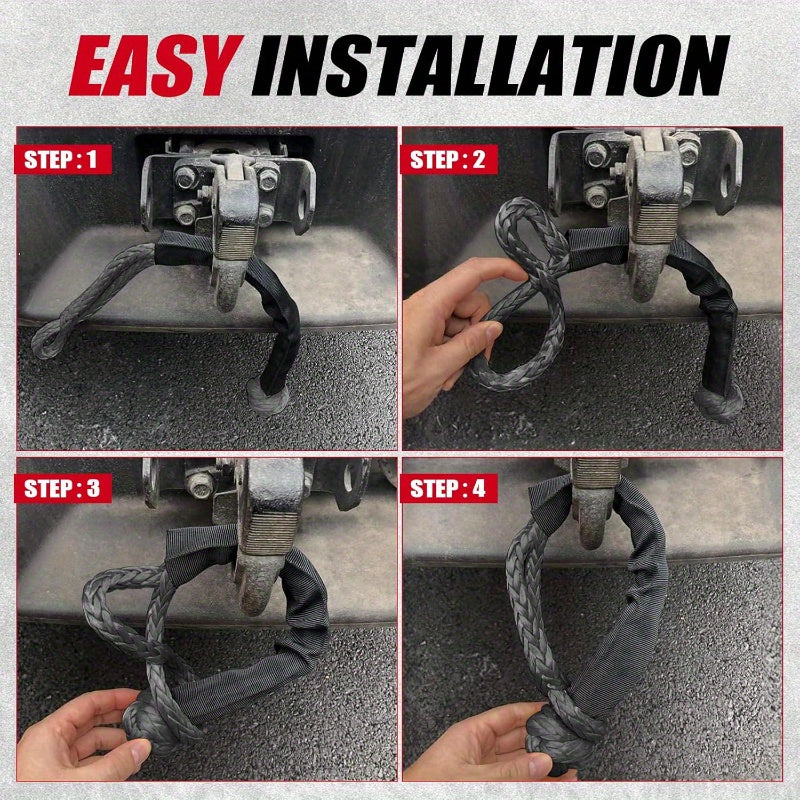 2pcs Soft Shackle Recovery Kit by Snagg A Soft Shackle