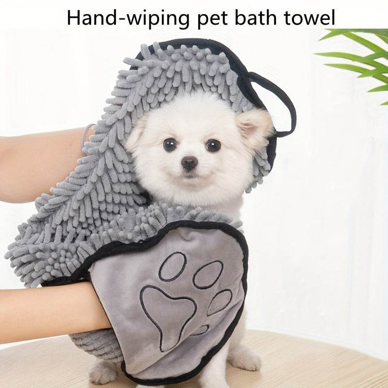 4 Pcs Absorbent Pet Bath Towel - SnaggIt