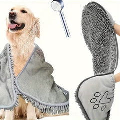 4 Pcs Absorbent Pet Bath Towel - SnaggIt