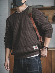 Men’s Vintage Casual Knit Sweater by Snagg A Jumper