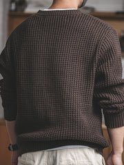 Men’s Vintage Casual Knit Sweater by Snagg A Jumper