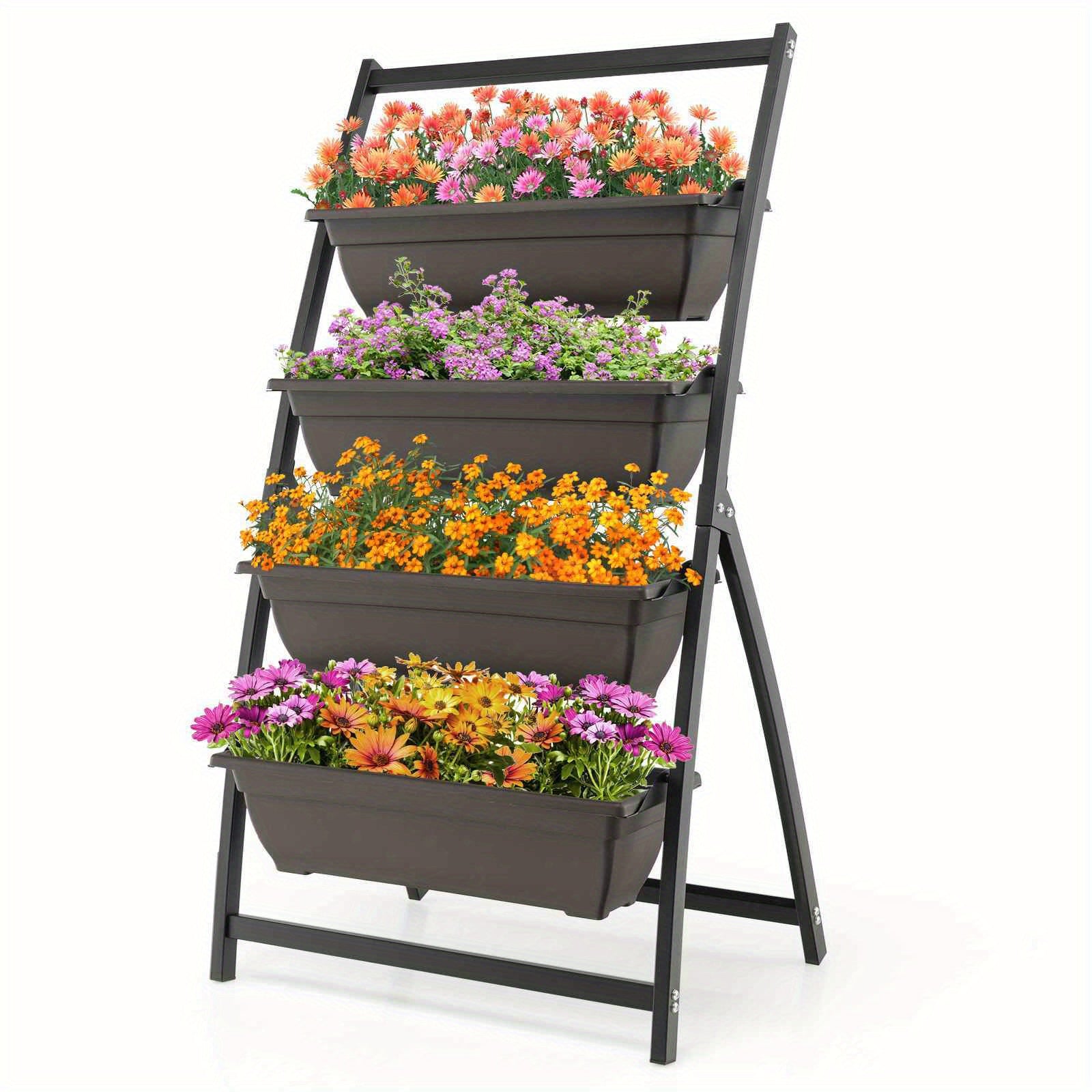 4 Tier Vertical Raised Garden Bed by Snagg A Rack
