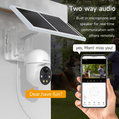 2 Pack 1080P Solar Powered Security Cameras by Snagg An Outdoor Camera