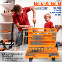 258pcs Screwdriver & Bit Set