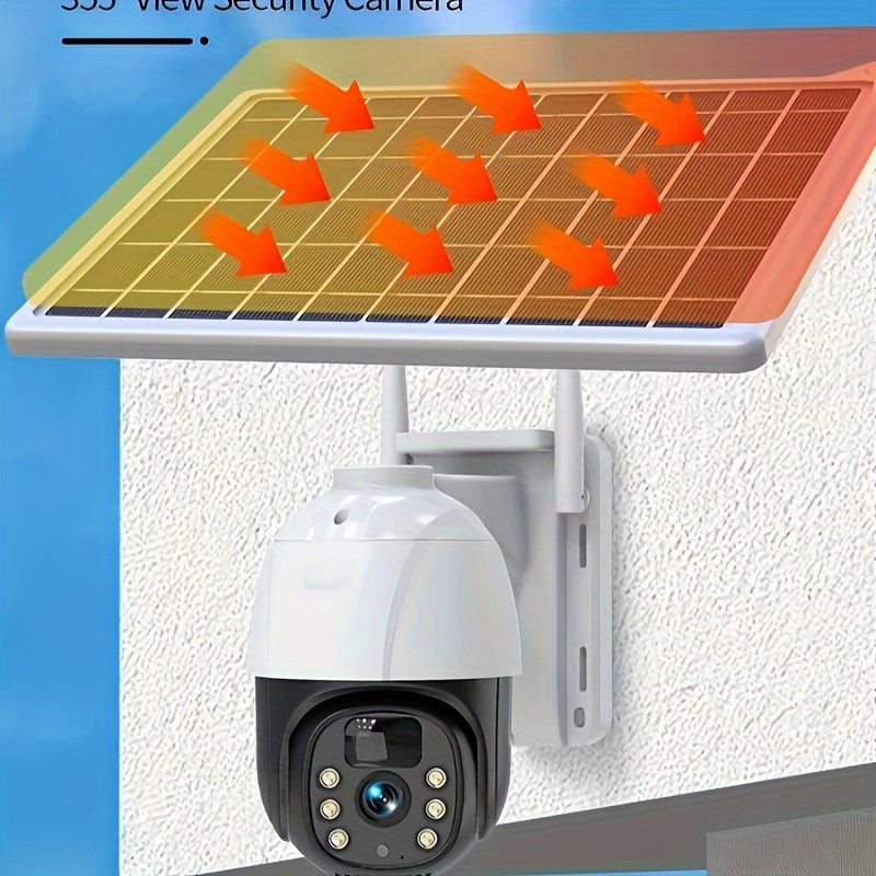 2 Pack 4MP Solar Powered Security Cameras by Snagg An Outdoor Camera
