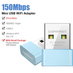150Mbps USB WiFi Adapter – 2.4GHz Plug and Play Wireless Receiver by Snagg A USB WiFi Adapter