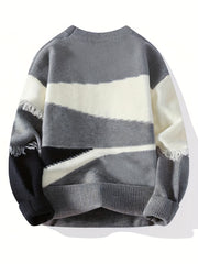 Men’s Cozy Striped Knit Sweater by Snagg A Sweater