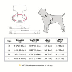 Pet Print Chest Harness 3-in-1 Set by Snagg A Harness
