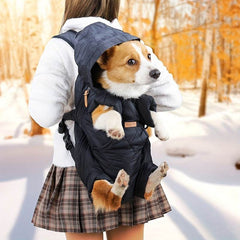 Adjustable Quilted Pet Carrier Backpack - SnaggIt