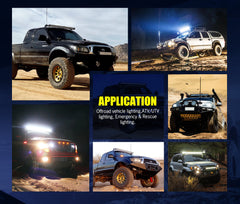 23inch Osram LED Light Bar Spot Flood Driving Offroad Lamp 23’’ 4WD 4x4 - Exterior Accessories