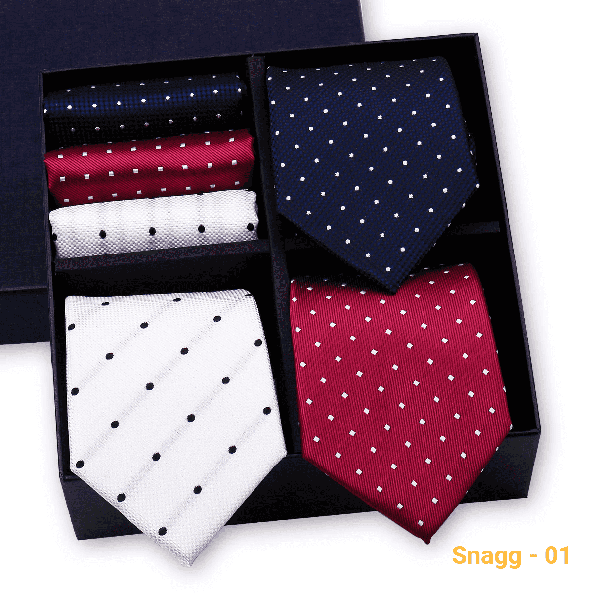 Formal Men’s Tie Collection — 3 Luxury Neckties & Handkerchiefs - GL-17 - Others In Fashion