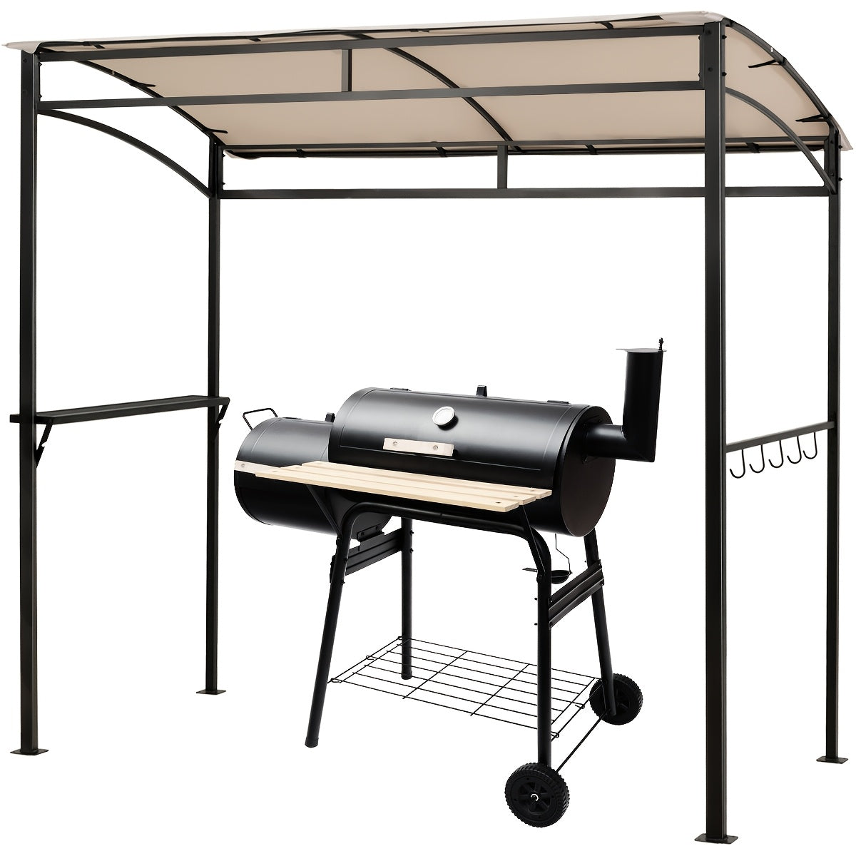 Large BBQ Gazebo Tent with Grill Shelter by Snagg An Umbrella